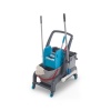 Уборочная тележка PROCART JET 740S с отжимом, ведром для сбора мусора  и отсеком для инв. 25 и 18 л. фото 48972