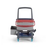 Уборочная тележка PROCART JET 723S с 2-мя непротекаемыми ведрами по 22 л. и ведром для аксессуаров фото 35946