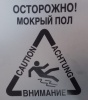Ведро с отжимом, на колесах, синее фото 48418