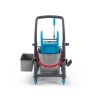 Уборочная тележка PROCART JET 721S с  отжимом, 2-мя ведрами по 25 л. и ведром для аксессуаров фото 36022