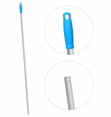 Ручка для держателя мопов, 140 см, d=23,5 мм, анодированный алюминий, синий, R
