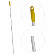 Ручка для держателя мопов, 140 см, d=23,5 мм, анодированный алюминий, желтый, R