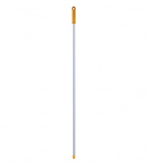 Ручка для держателя мопов, 130 см, d=22 мм, алюминий, желтый, РЕЗЬБА