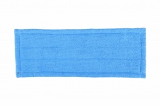 Моп плоский ПВА, 40х13 см, микрофибра, Лайт, ухо + карман, синий
