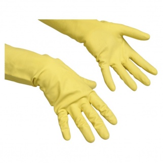 Резиновые перчатки Контракт, цв. жёлтый, L, Vileda фото 8140