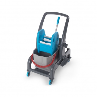 Уборочная тележка PROCART JET 720S с отжимом и 2-мя ведрами по 25 л.  фото 36017