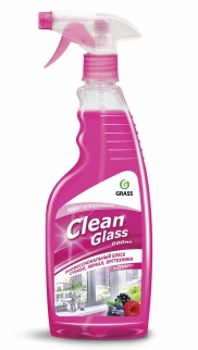 Очиститель стекол "Clean Glass" блеск стекол и зеркал (лесные ягоды) 600 мл фото 36059