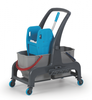 Уборочная тележка PROCART JET 720S с отжимом и 2-мя ведрами по 25 л.  фото 36014