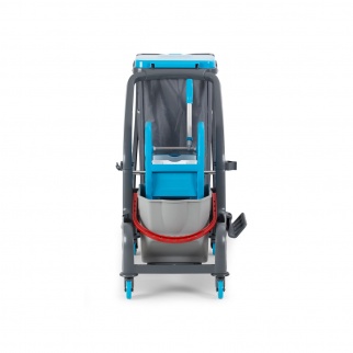 Уборочная тележка PROCART JET 725S с отжимом и ведром для сбора мусора 25 л. фото 35971