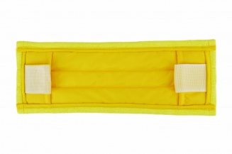 Моп плоский ПВА, 40х13 см, микрофибра, ухо + карман, желтый фото 49685