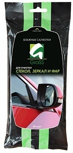 Влажные салфетки для очистки стекол, зеркал и фар фото 39711