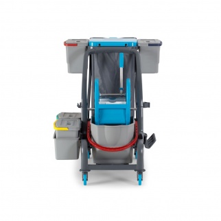 УБОРОЧНАЯ ТЕЛЕЖКА PROCART JET-726S С ОТЖИМОМ, ВЕДРОМ ДЛЯ СБОРА МУСОРА																														 фото 35988