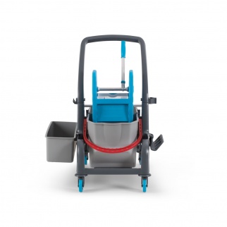 Уборочная тележка PROCART JET 721S с  отжимом, 2-мя ведрами по 25 л. и ведром для аксессуаров фото 36022